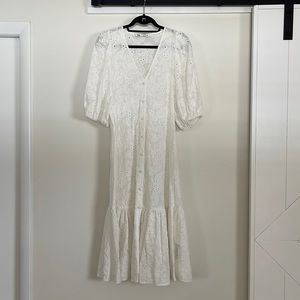 Zara White Maxi Dress
